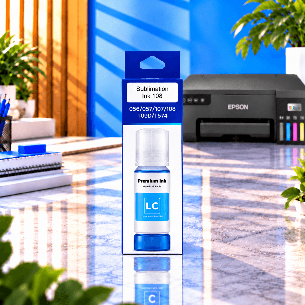 Epson 108 Light Cyan Sublim Premium, şəkil 1