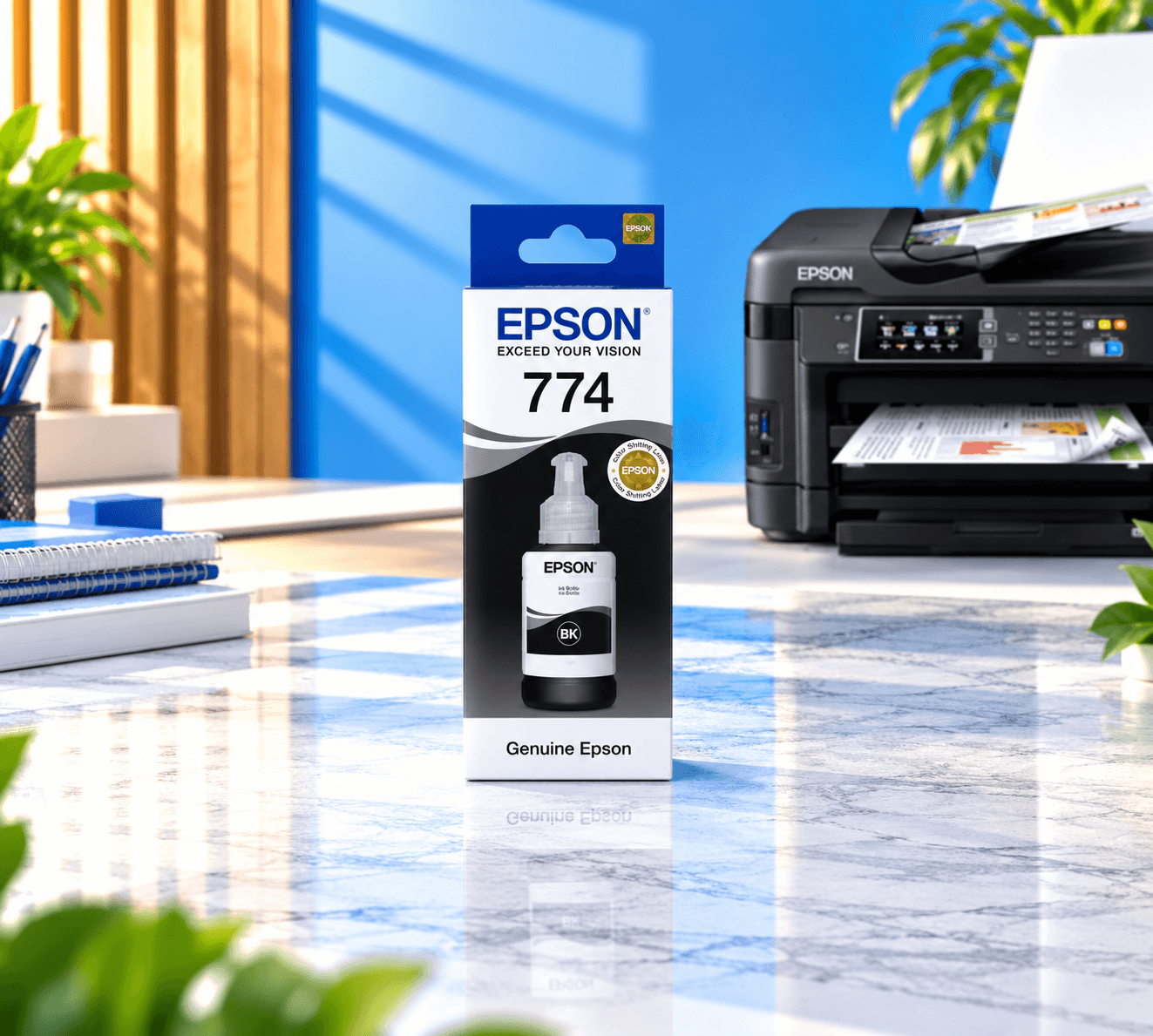 Epson EcoTank 774 Black Orijinal, şəkil 1