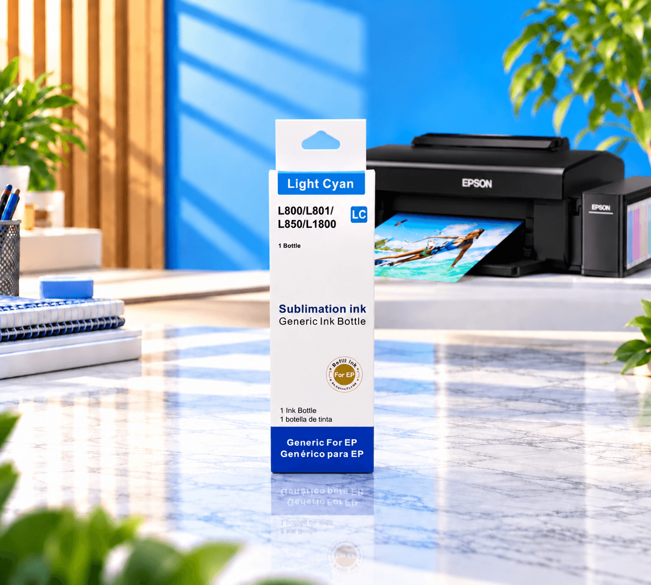 Epson 673 Light Cyan Sublim Premium, şəkil 1