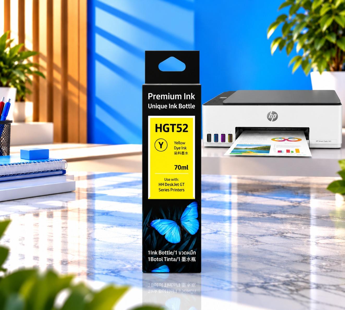 HP GT52 Yellow Premium, şəkil 1