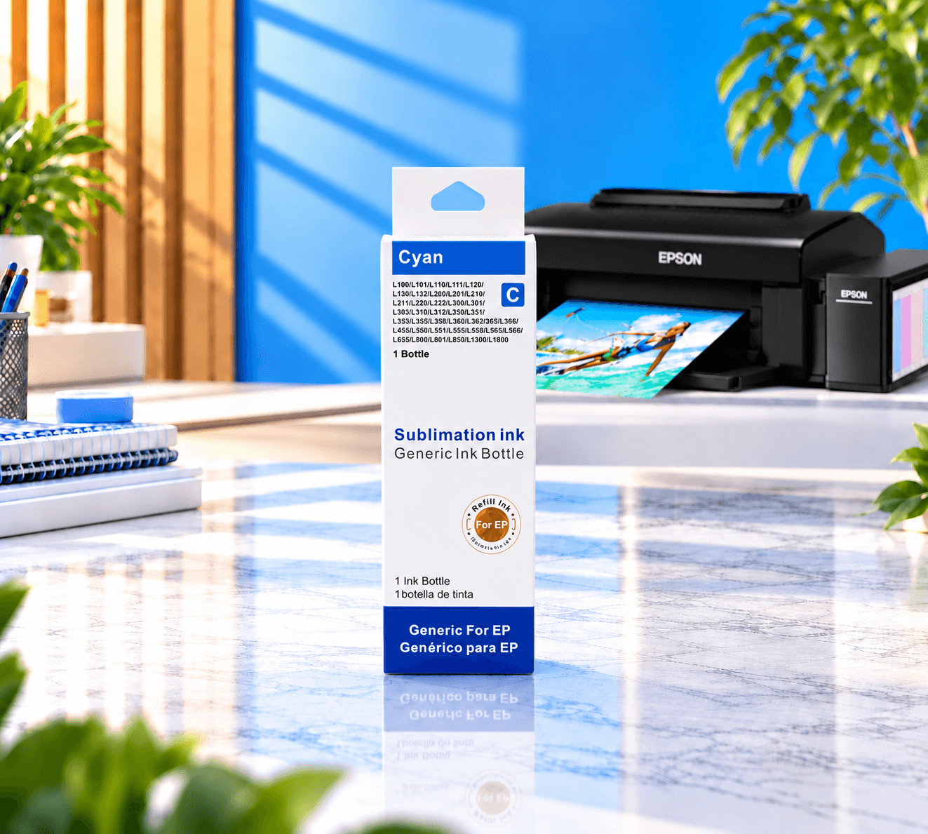 Epson 673 Cyan Sublim Premium, şəkil 1
