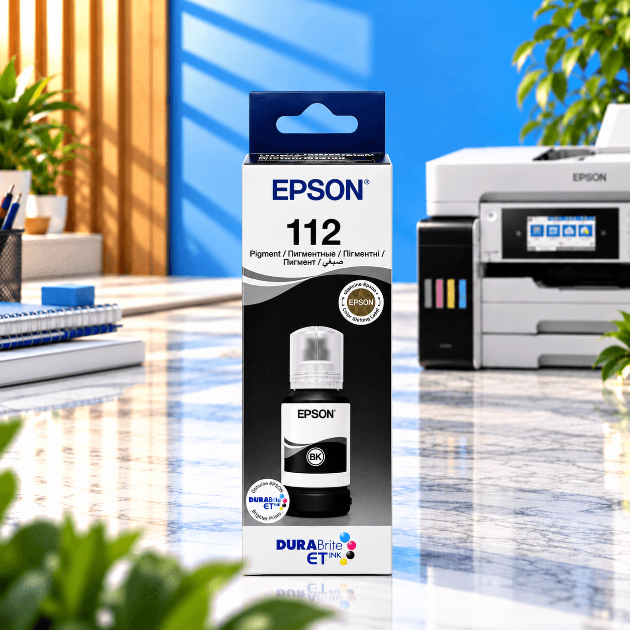 Epson EcoTank 112 Black Orijinal, şəkil 1