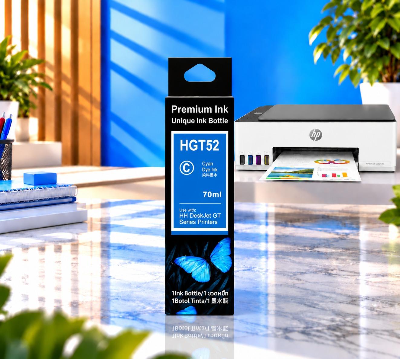 HP GT52 Cyan Premium, şəkil 1