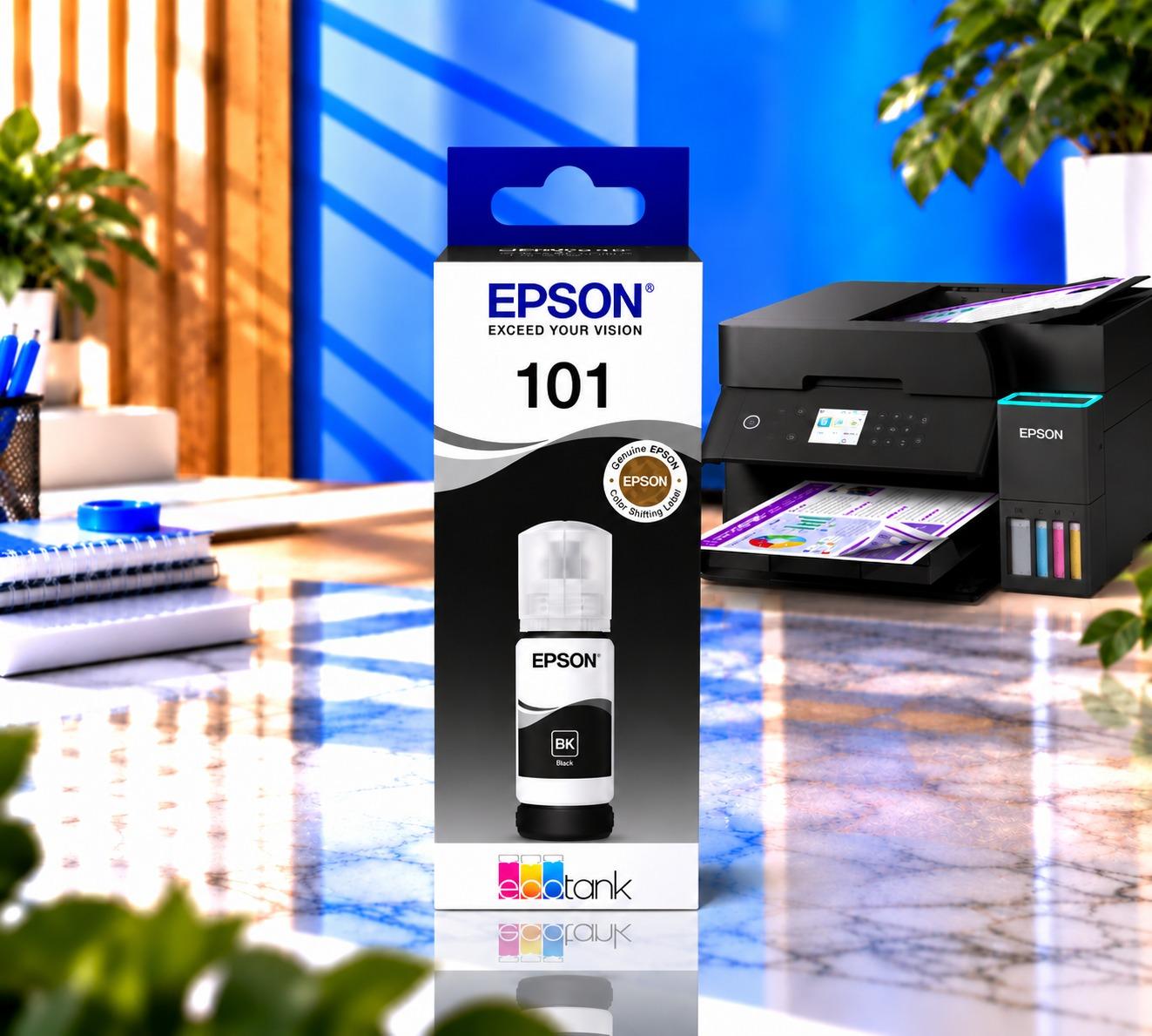 Epson EcoTank 101 Black Orijinal, şəkil 1