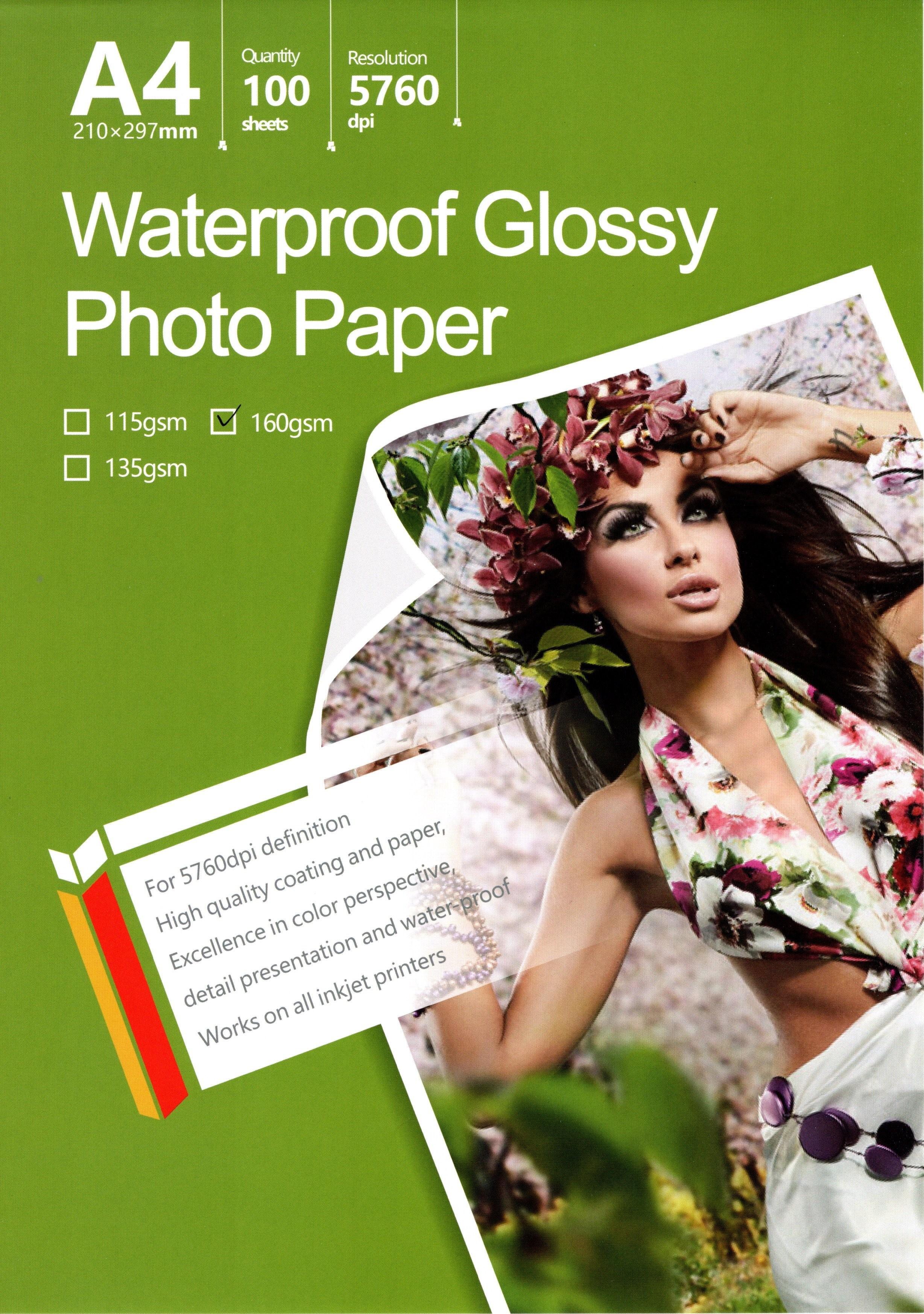 160gsm single side glossy photo paper, şəkil 1