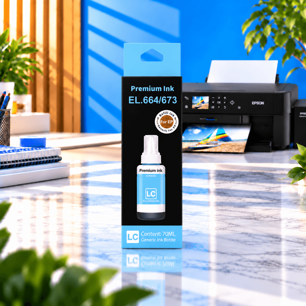 Epson 673 Light Cyan Premium, şəkil 1