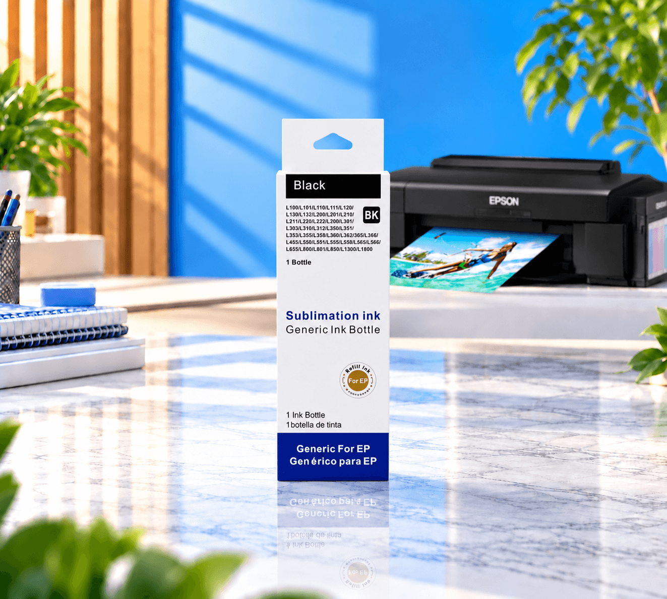 Epson 673 Black Sublim Premium, şəkil 1