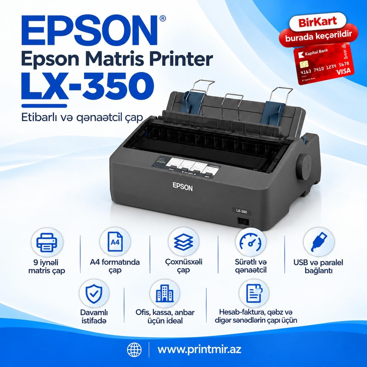 Epson LX 350 MATRIX, şəkil 1
