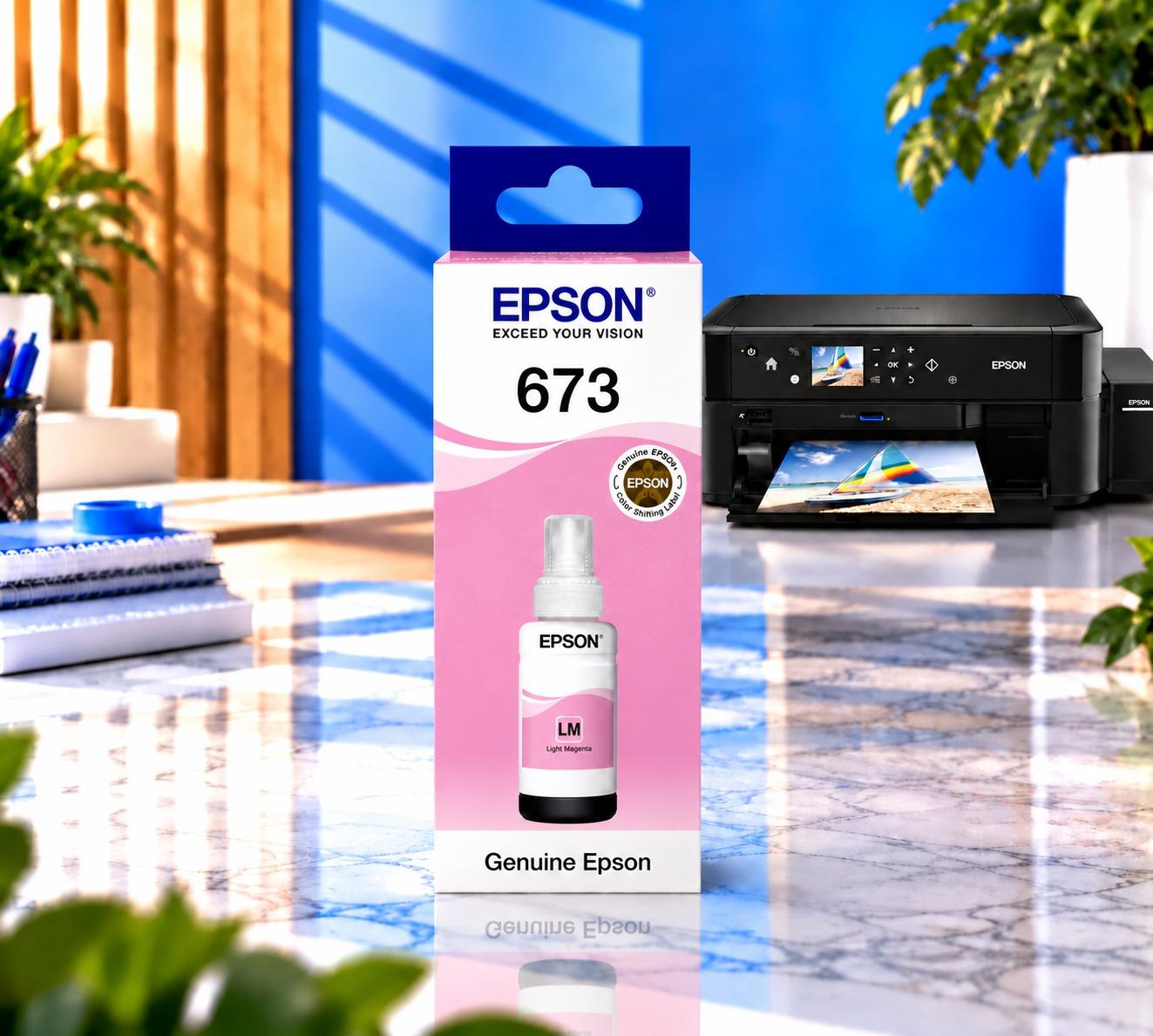 Canon EcoTank 673 Light Magenta Orijinal, şəkil 1