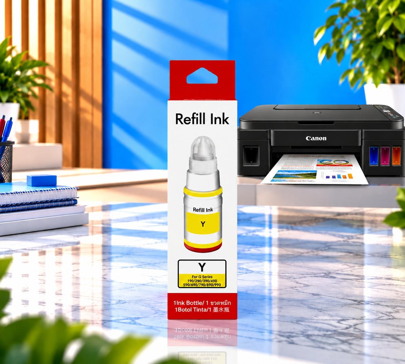 Canon GI-490 Yellow Premium, şəkil 1