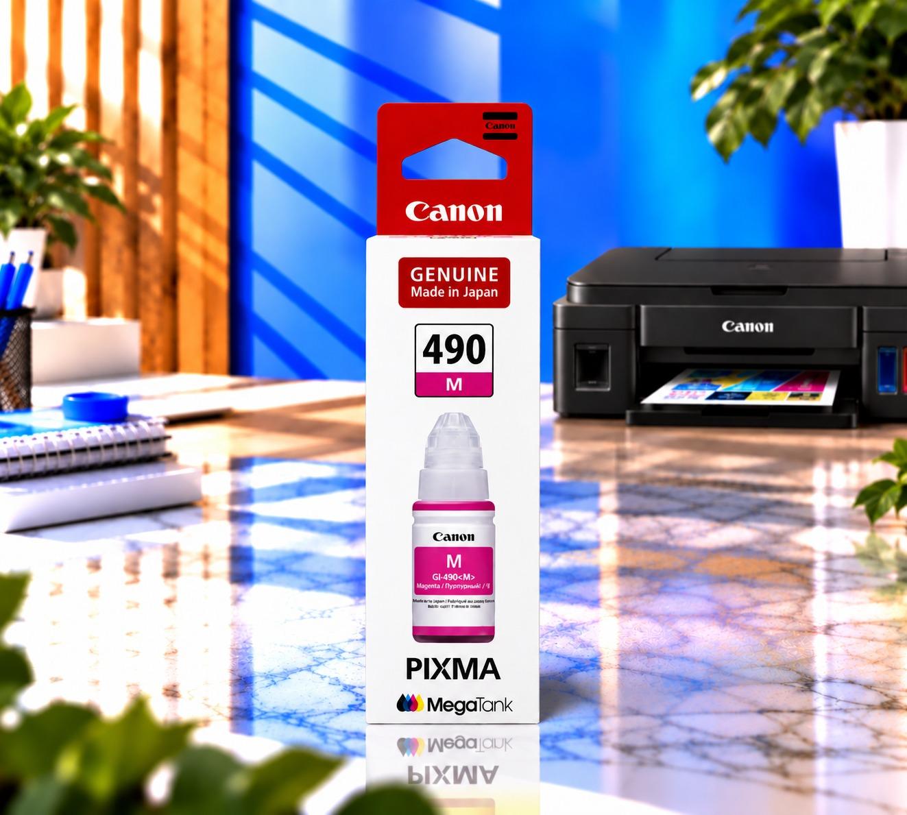 Canon GI-490 Magenta Orijinal, şəkil 1
