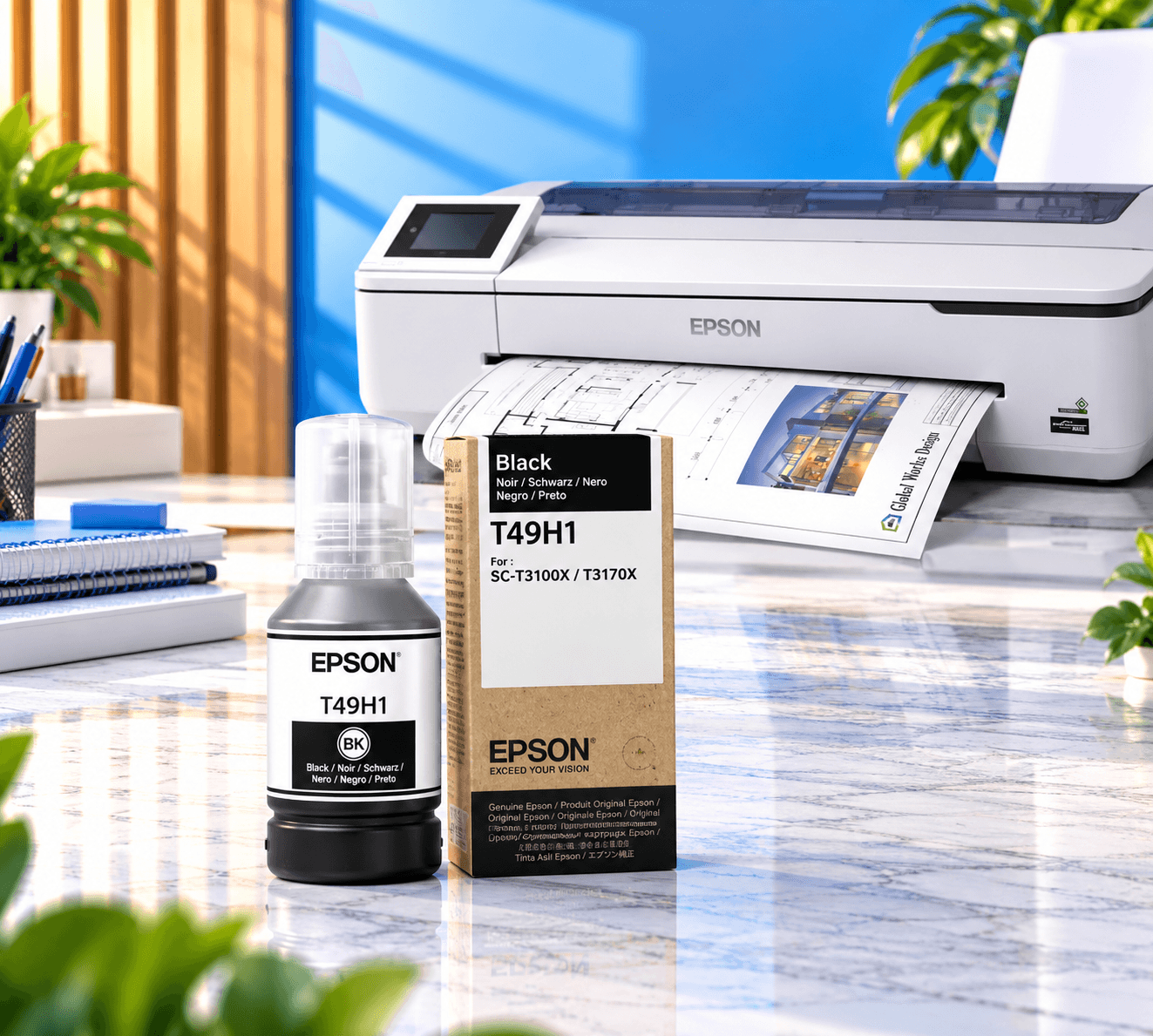 Epson T49H1 Black Orijinal, şəkil 1
