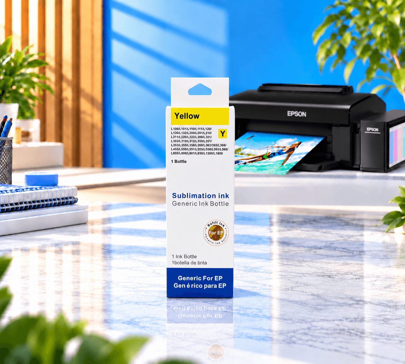 Epson 673 Yellow Sublim Premium, şəkil 1