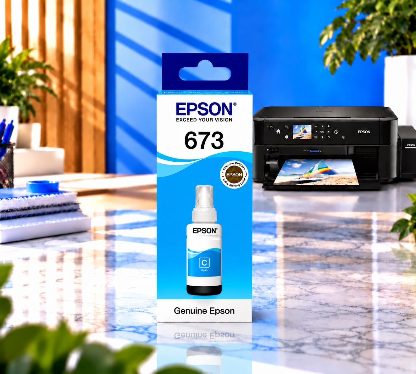 Canon EcoTank 673 Cyan Orijinal, şəkil 1