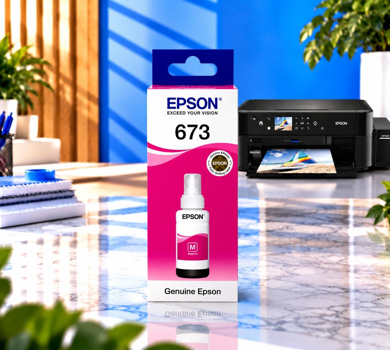 Canon EcoTank 673 Magenta Orijinal, şəkil 1