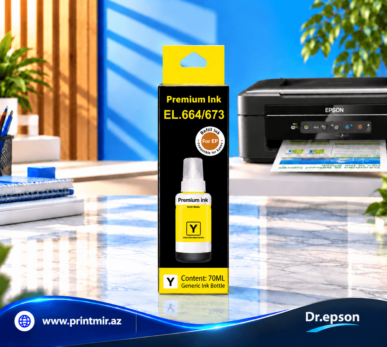 Epson 664 Yellow Premium, şəkil 1