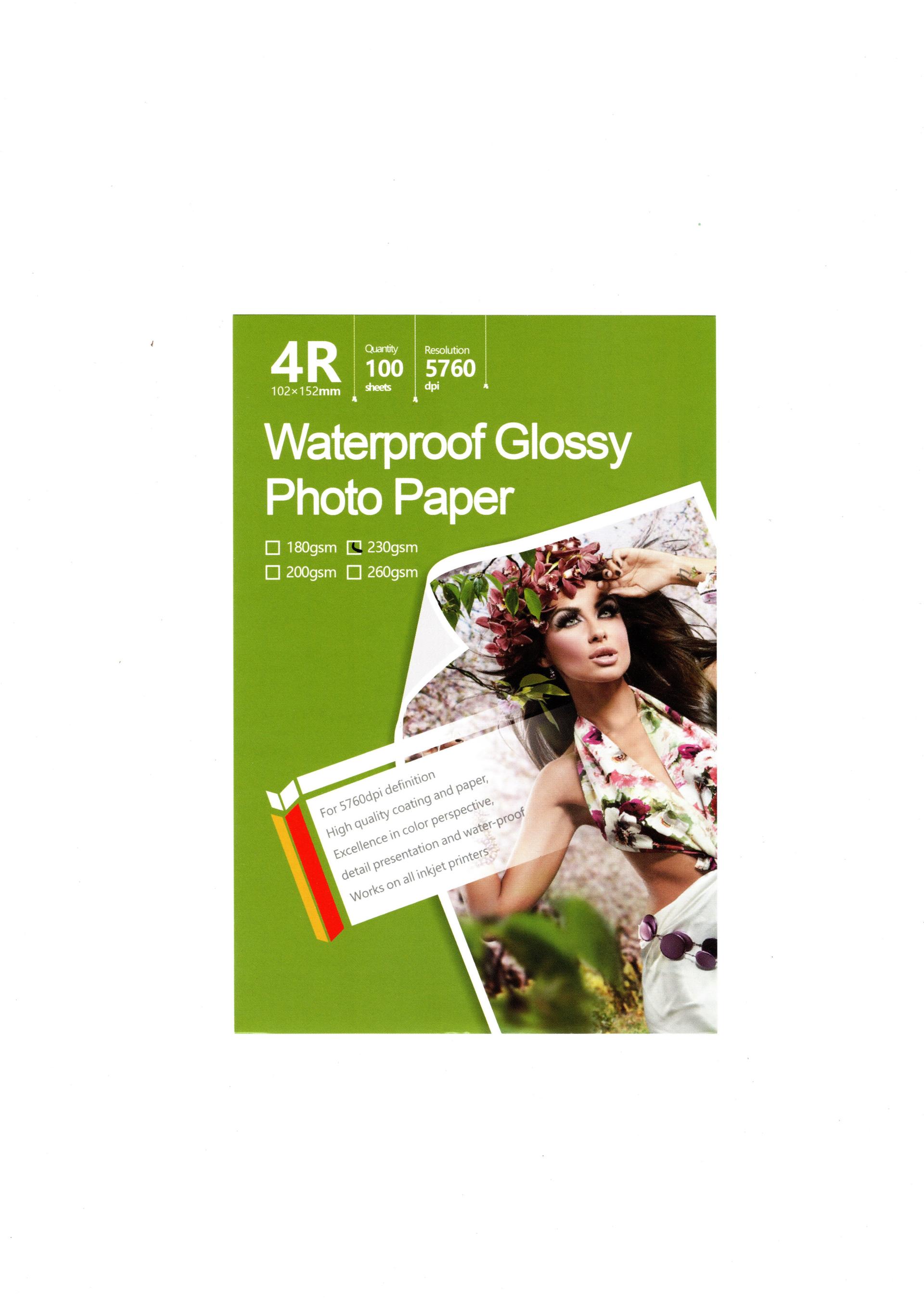 4R - 230gsm single side glossy photo paper, şəkil 1