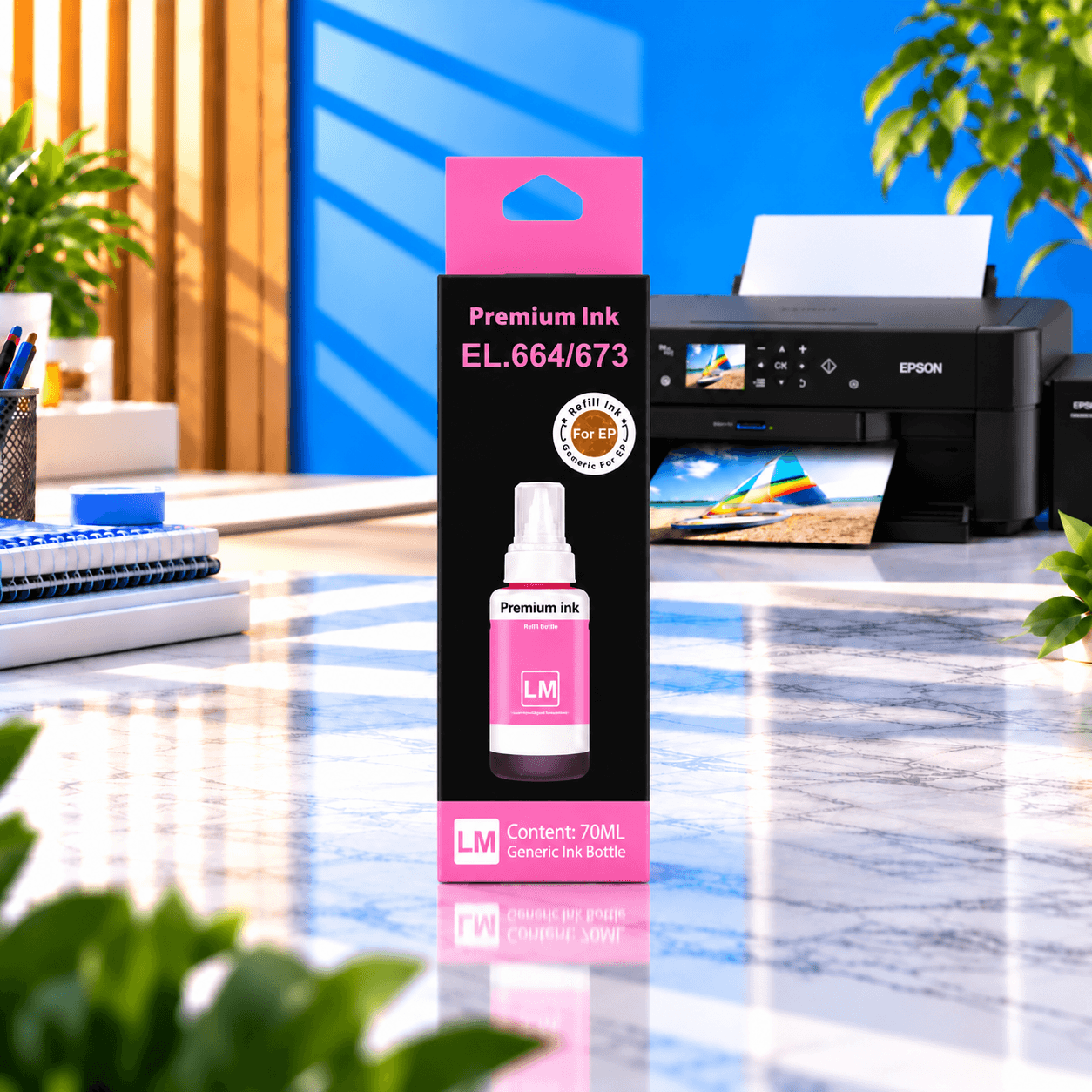 Epson 673 Light Magenta Premium, şəkil 1