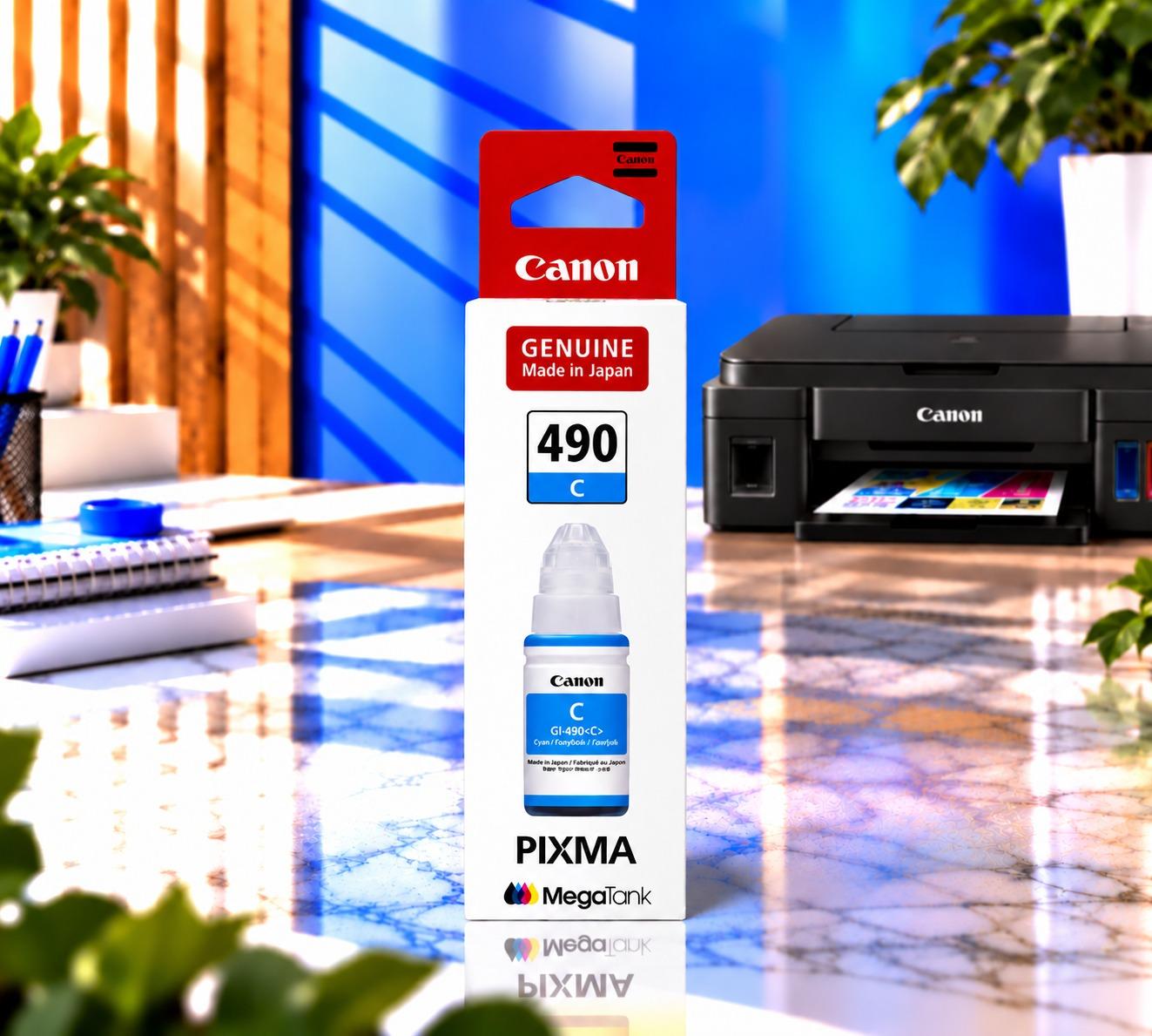 Canon GI-490 Cyan Orijinal, şəkil 1