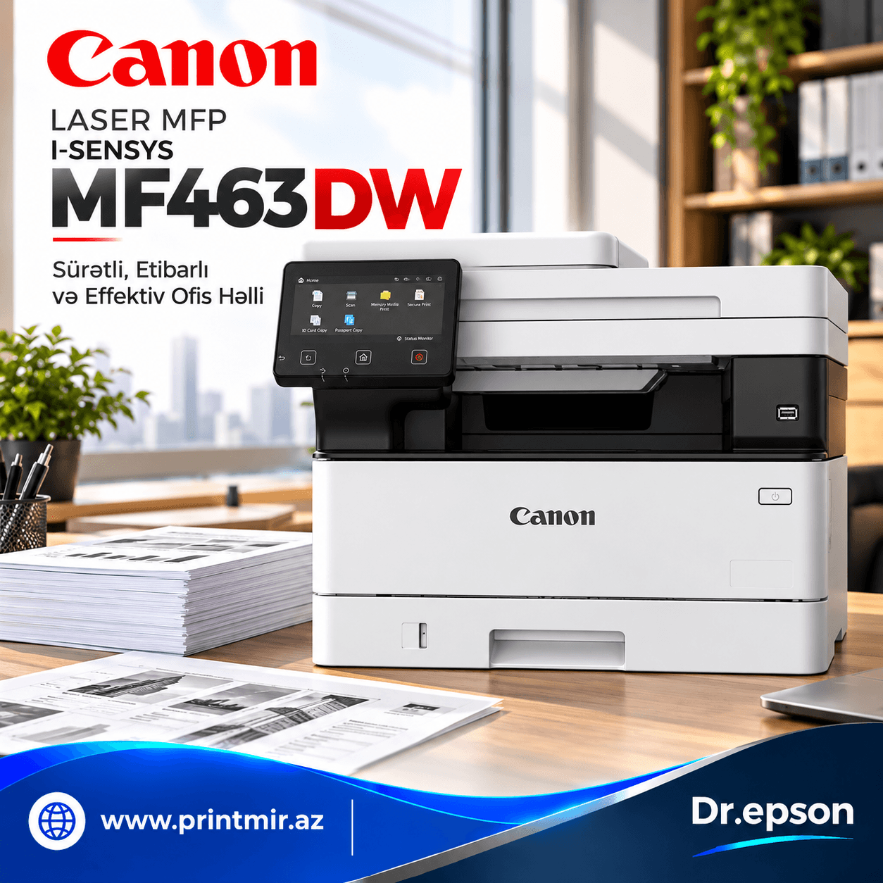 CANON LASER MFP I-SENSYS MF463DW, şəkil 1