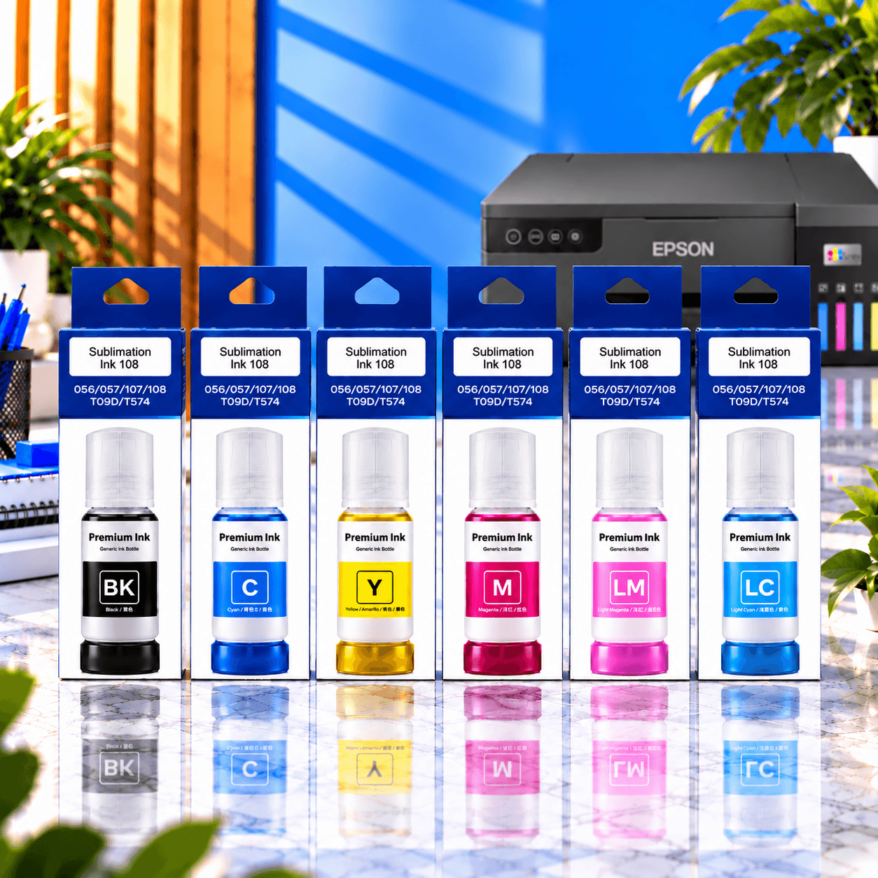 Epson 108 Sublim Premium Komplekt, şəkil 1