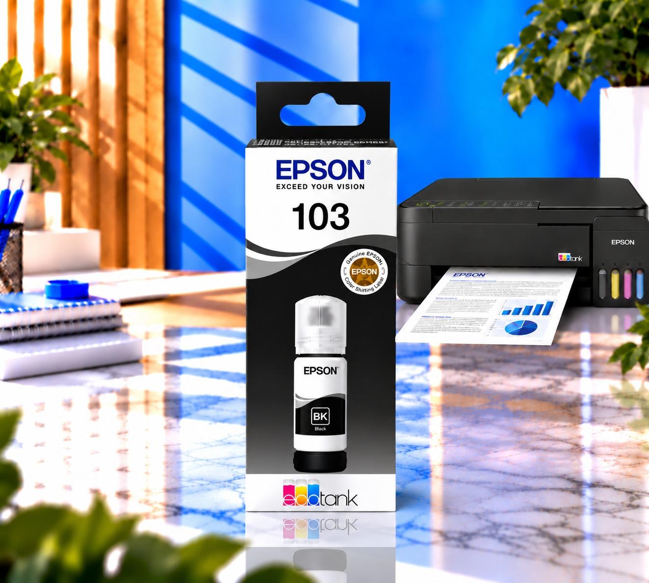 Epson EcoTank 103 Black Orijinal, şəkil 1