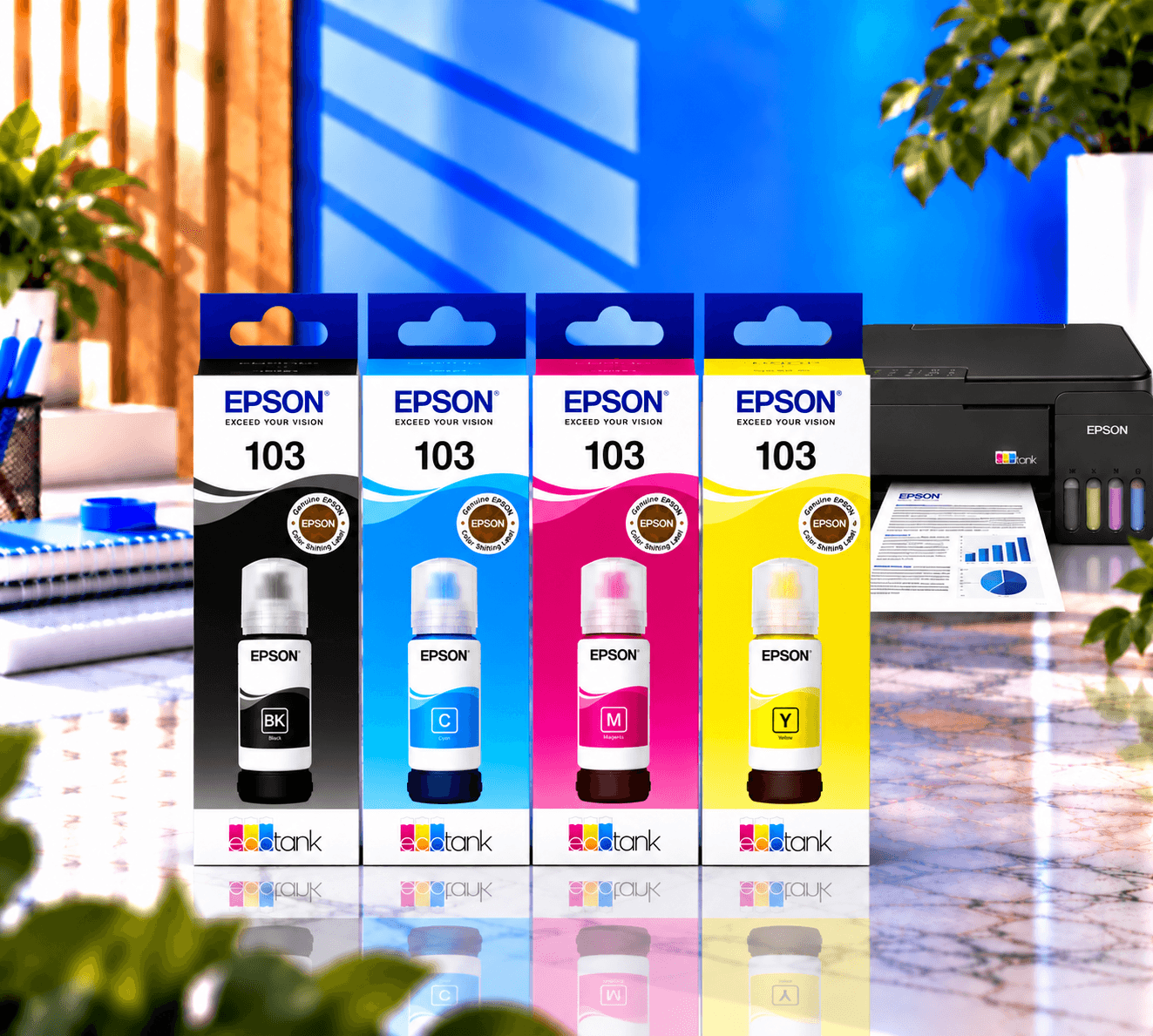 Epson EcoTank 103 Orijinal Komplekt, şəkil 1