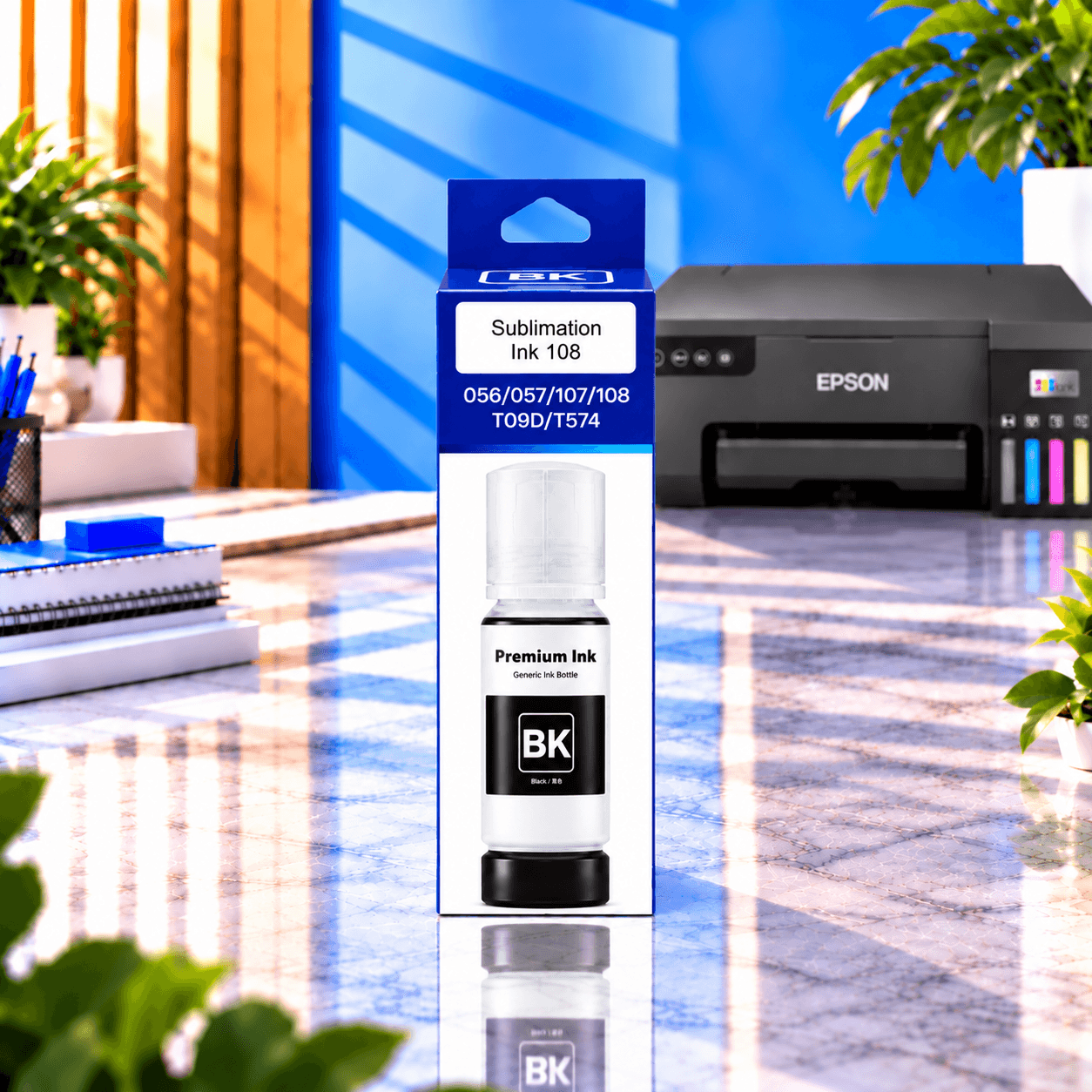 Epson 108 Black Sublim Premium, şəkil 1