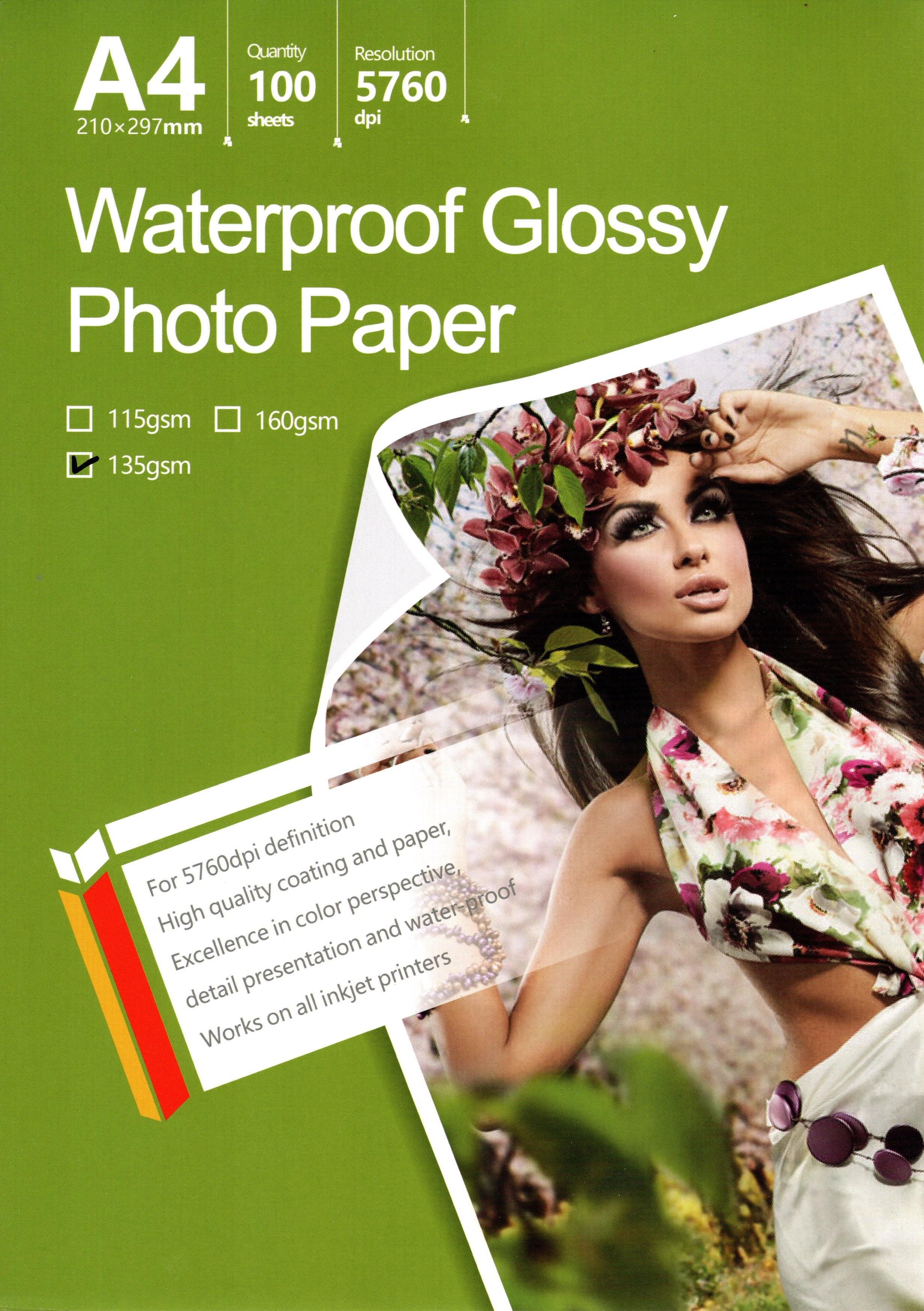 135gsm single side glossy photo paper, şəkil 1